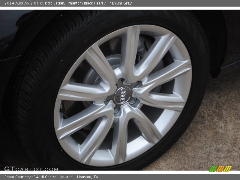Phantom Black Pearl / Titanium Gray 2014 Audi A6 2.0T quattro Sedan