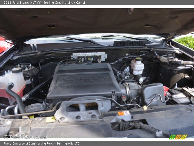 Sterling Gray Metallic / Camel 2012 Ford Escape XLT V6
