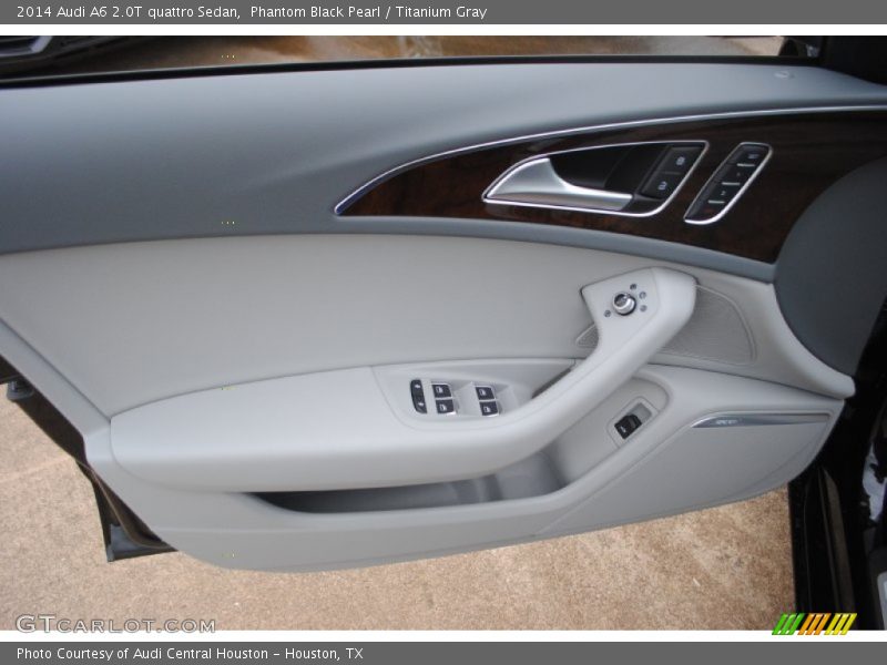 Phantom Black Pearl / Titanium Gray 2014 Audi A6 2.0T quattro Sedan