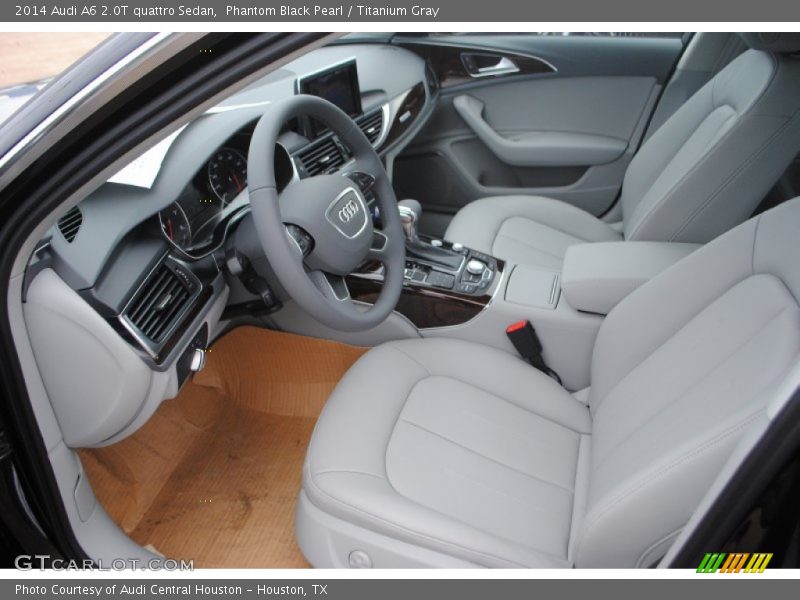 Phantom Black Pearl / Titanium Gray 2014 Audi A6 2.0T quattro Sedan