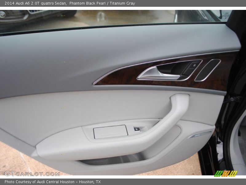 Phantom Black Pearl / Titanium Gray 2014 Audi A6 2.0T quattro Sedan