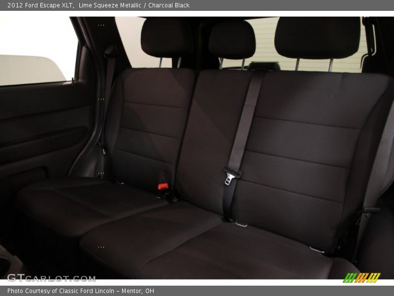 Lime Squeeze Metallic / Charcoal Black 2012 Ford Escape XLT