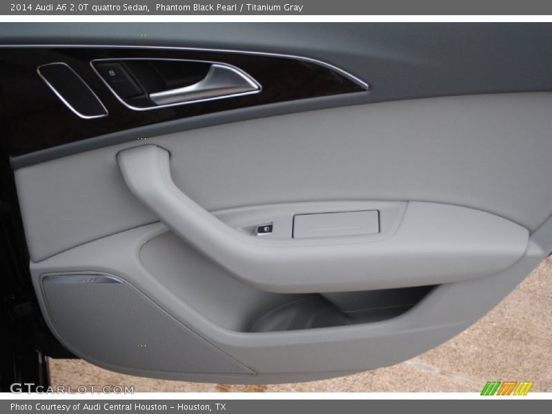 Phantom Black Pearl / Titanium Gray 2014 Audi A6 2.0T quattro Sedan