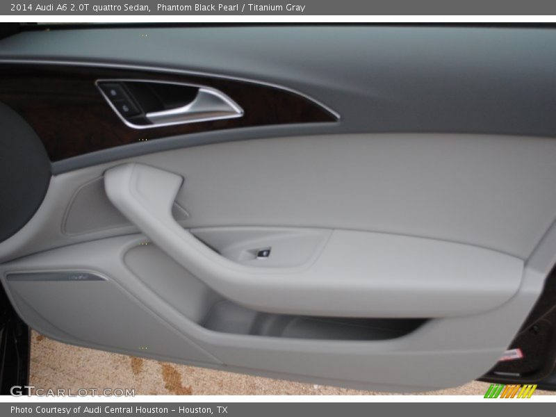 Phantom Black Pearl / Titanium Gray 2014 Audi A6 2.0T quattro Sedan