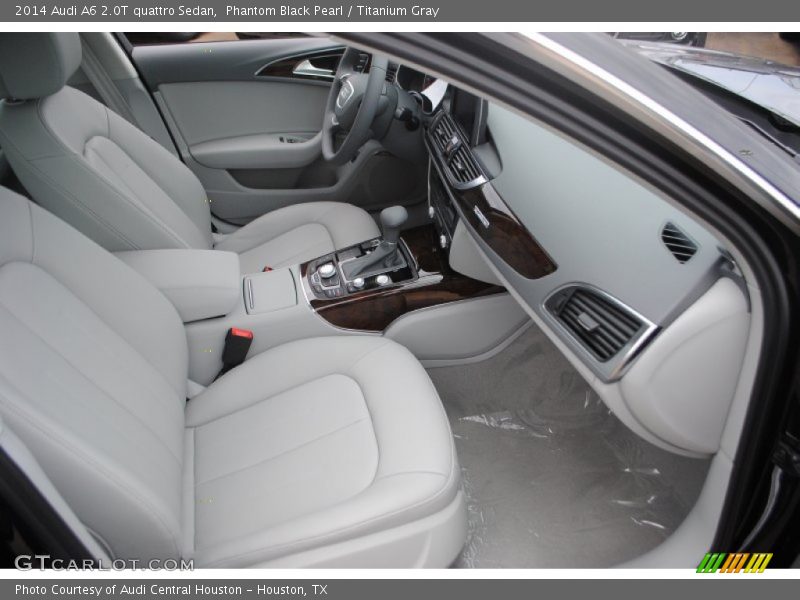 Phantom Black Pearl / Titanium Gray 2014 Audi A6 2.0T quattro Sedan