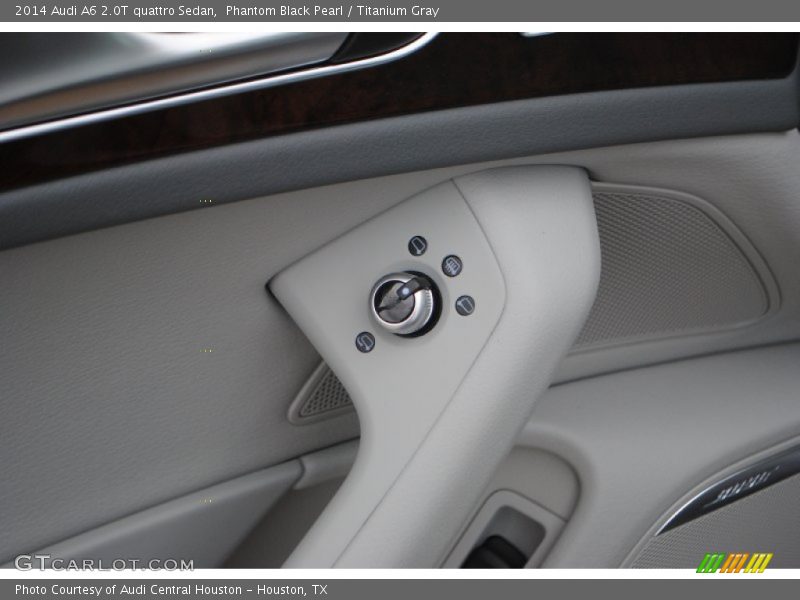 Phantom Black Pearl / Titanium Gray 2014 Audi A6 2.0T quattro Sedan