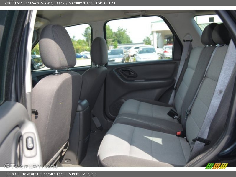 Black / Medium/Dark Pebble Beige 2005 Ford Escape XLS 4WD