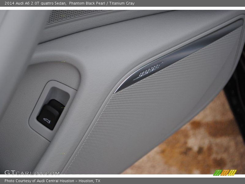 Phantom Black Pearl / Titanium Gray 2014 Audi A6 2.0T quattro Sedan