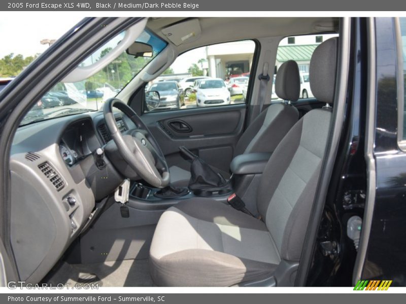 Black / Medium/Dark Pebble Beige 2005 Ford Escape XLS 4WD