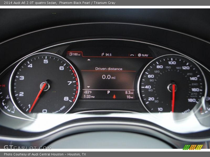 Phantom Black Pearl / Titanium Gray 2014 Audi A6 2.0T quattro Sedan