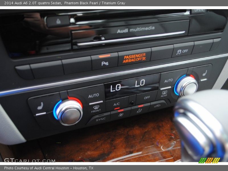 Phantom Black Pearl / Titanium Gray 2014 Audi A6 2.0T quattro Sedan