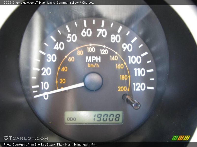 Summer Yellow / Charcoal 2006 Chevrolet Aveo LT Hatchback