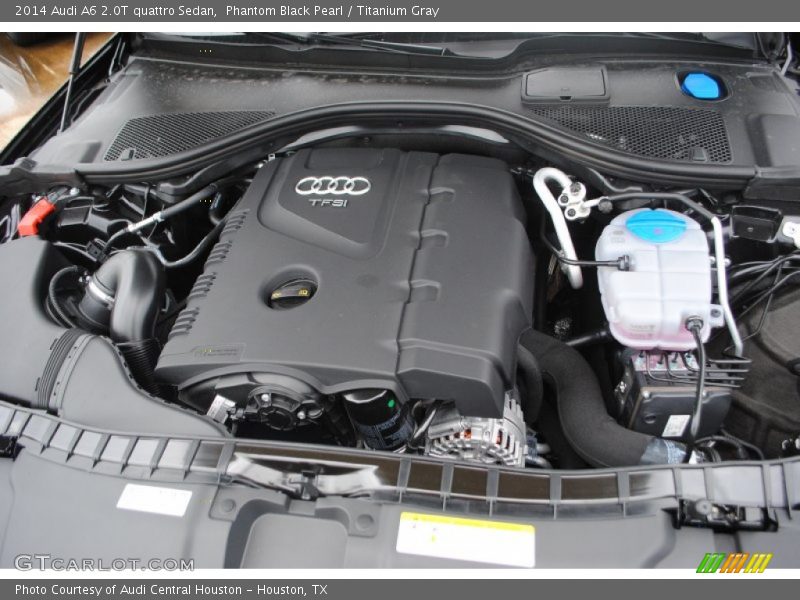 Phantom Black Pearl / Titanium Gray 2014 Audi A6 2.0T quattro Sedan