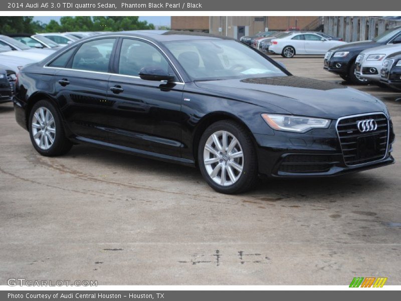 Phantom Black Pearl / Black 2014 Audi A6 3.0 TDI quattro Sedan