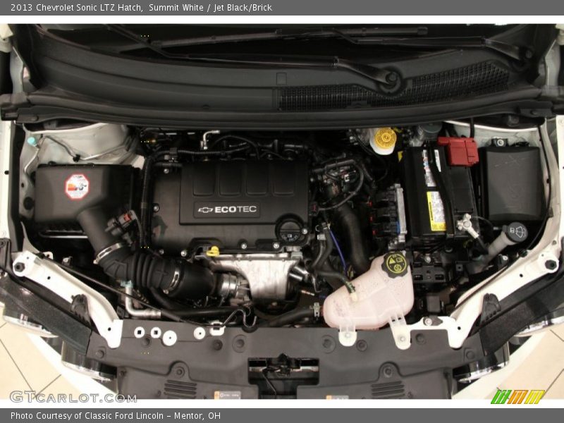 Summit White / Jet Black/Brick 2013 Chevrolet Sonic LTZ Hatch