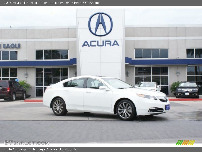 Bellanova White Pearl / Graystone 2014 Acura TL Special Edition