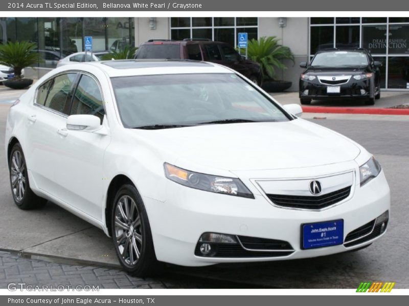 Bellanova White Pearl / Graystone 2014 Acura TL Special Edition