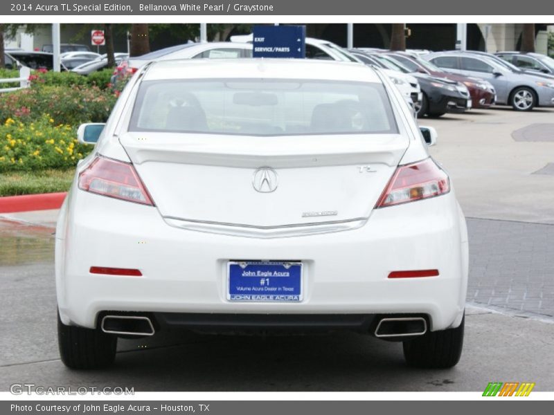 Bellanova White Pearl / Graystone 2014 Acura TL Special Edition