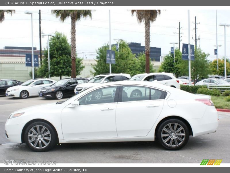 Bellanova White Pearl / Graystone 2014 Acura TL Special Edition