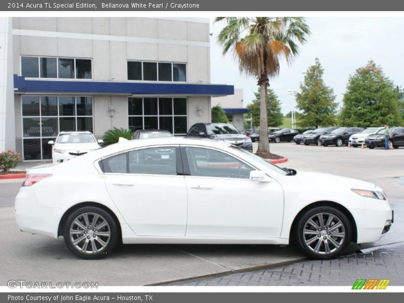Bellanova White Pearl / Graystone 2014 Acura TL Special Edition