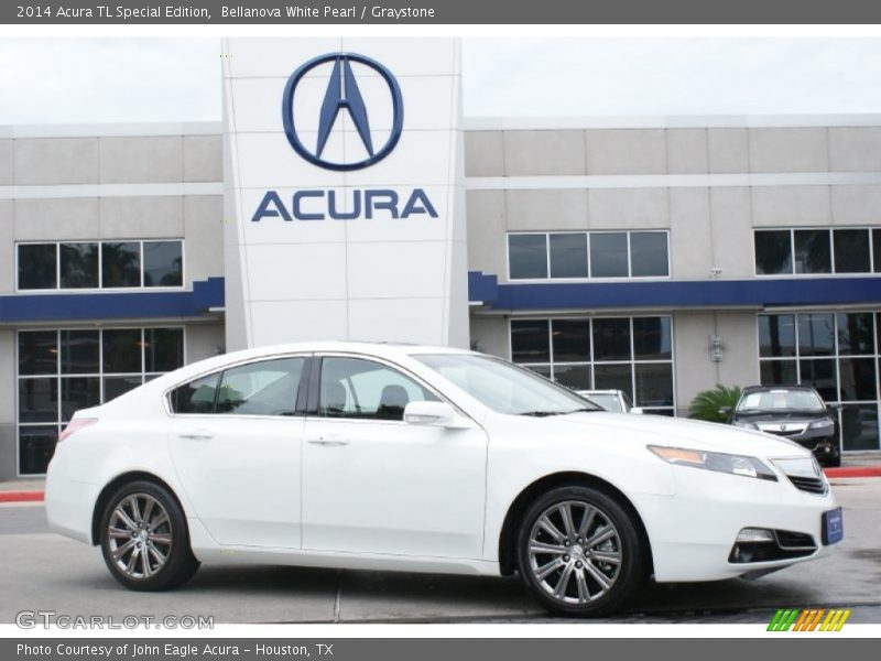 Bellanova White Pearl / Graystone 2014 Acura TL Special Edition