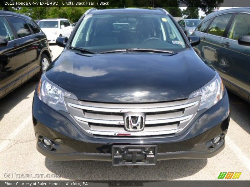 Crystal Black Pearl / Black 2012 Honda CR-V EX-L 4WD