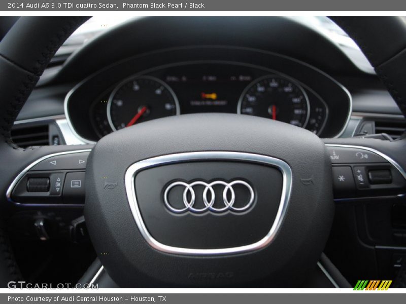 Phantom Black Pearl / Black 2014 Audi A6 3.0 TDI quattro Sedan