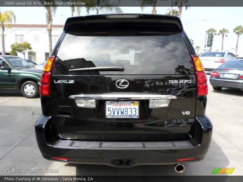 Black Onyx / Dark Gray 2006 Lexus GX 470