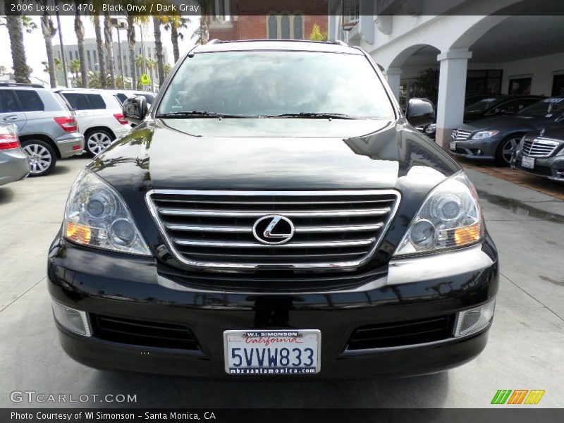 Black Onyx / Dark Gray 2006 Lexus GX 470