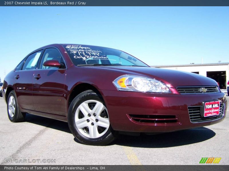 Bordeaux Red / Gray 2007 Chevrolet Impala LS