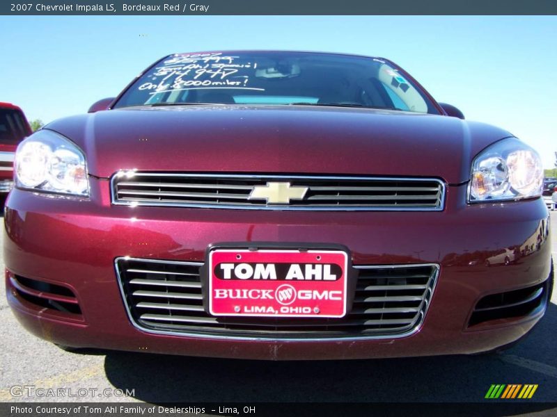 Bordeaux Red / Gray 2007 Chevrolet Impala LS