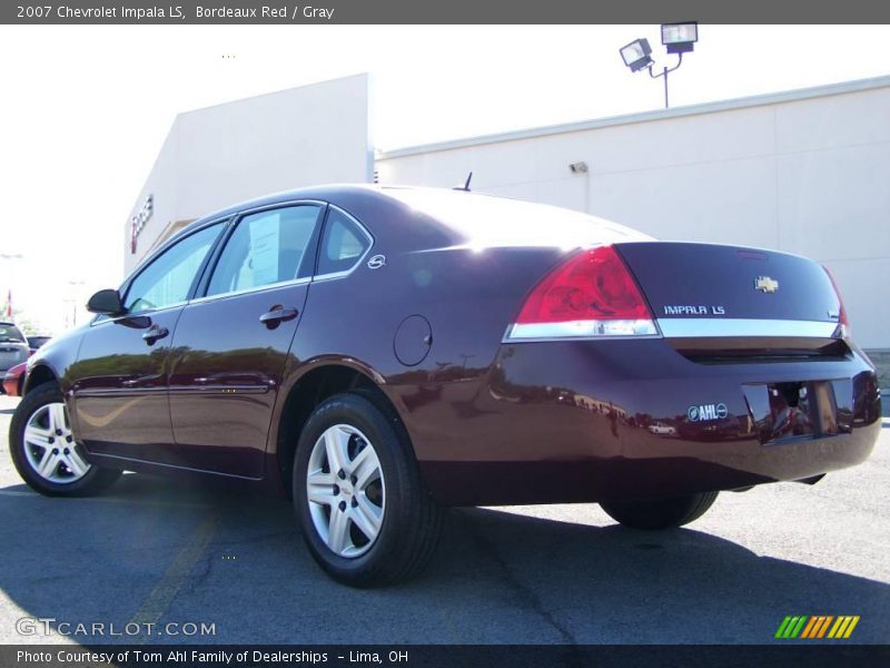 Bordeaux Red / Gray 2007 Chevrolet Impala LS