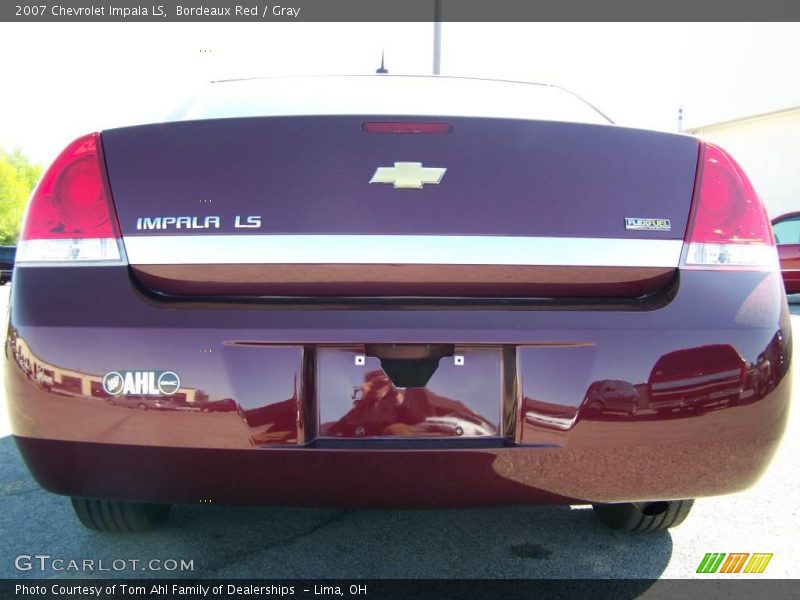 Bordeaux Red / Gray 2007 Chevrolet Impala LS