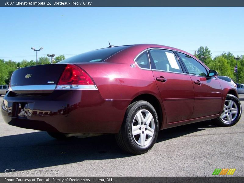 Bordeaux Red / Gray 2007 Chevrolet Impala LS
