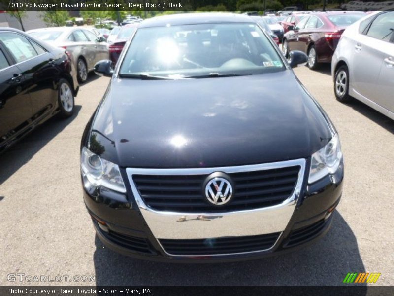Deep Black / Black 2010 Volkswagen Passat Komfort Sedan