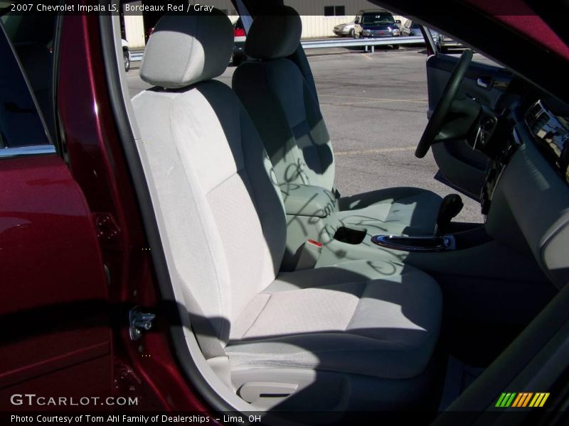 Bordeaux Red / Gray 2007 Chevrolet Impala LS