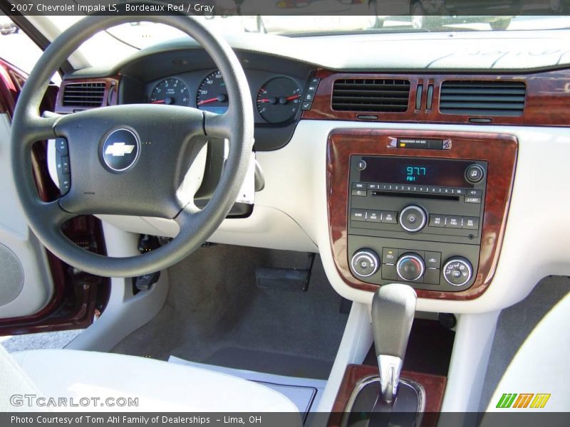 Bordeaux Red / Gray 2007 Chevrolet Impala LS