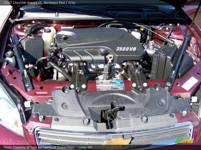 Bordeaux Red / Gray 2007 Chevrolet Impala LS
