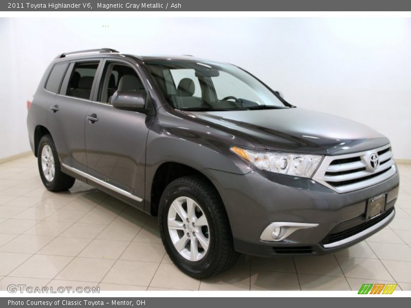 Magnetic Gray Metallic / Ash 2011 Toyota Highlander V6