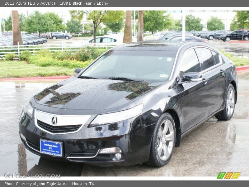Crystal Black Pearl / Ebony 2012 Acura TL 3.5 Advance