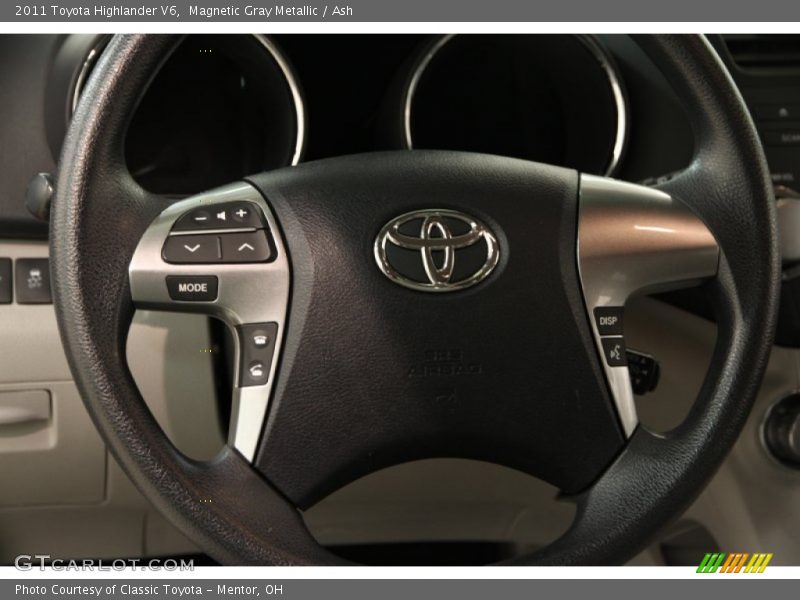 Magnetic Gray Metallic / Ash 2011 Toyota Highlander V6