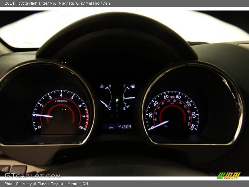 Magnetic Gray Metallic / Ash 2011 Toyota Highlander V6