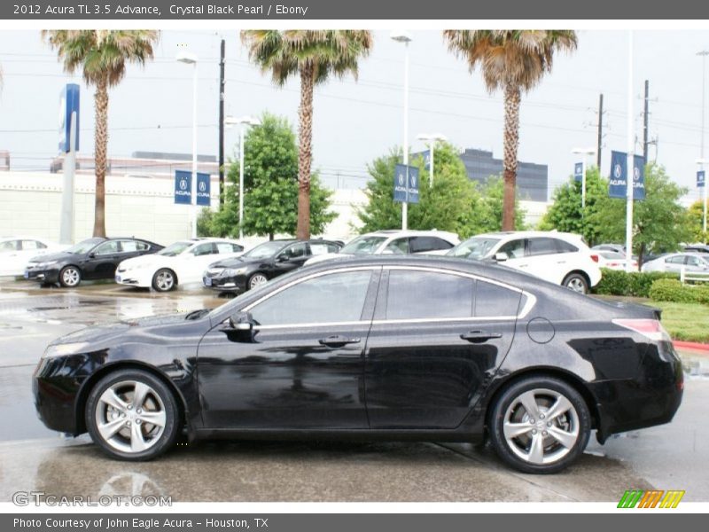 Crystal Black Pearl / Ebony 2012 Acura TL 3.5 Advance