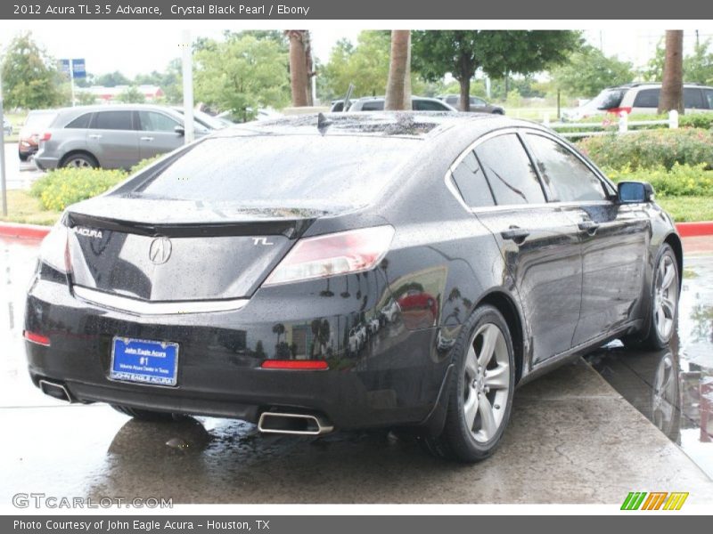 Crystal Black Pearl / Ebony 2012 Acura TL 3.5 Advance