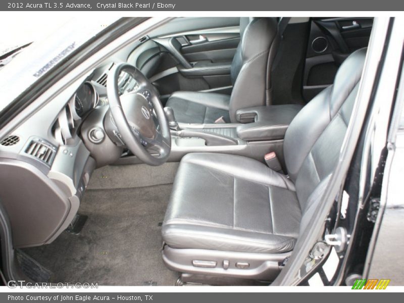 Crystal Black Pearl / Ebony 2012 Acura TL 3.5 Advance