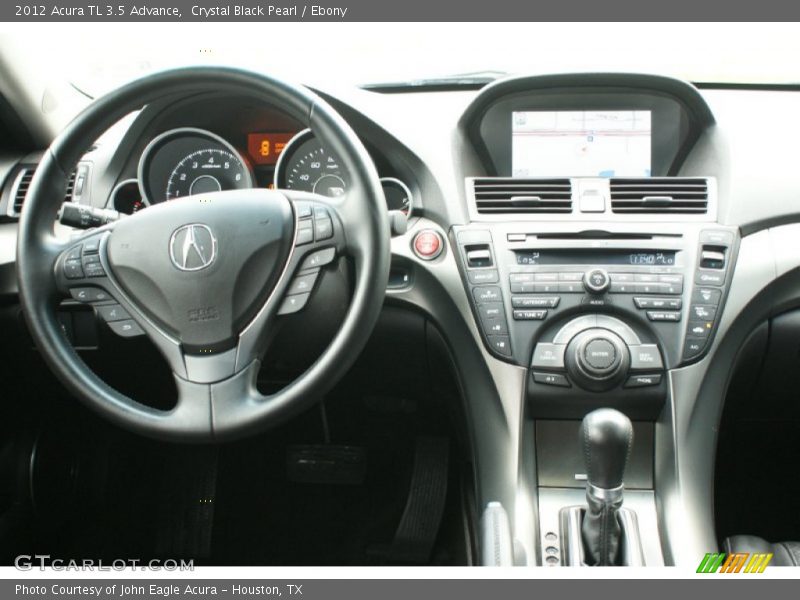Crystal Black Pearl / Ebony 2012 Acura TL 3.5 Advance