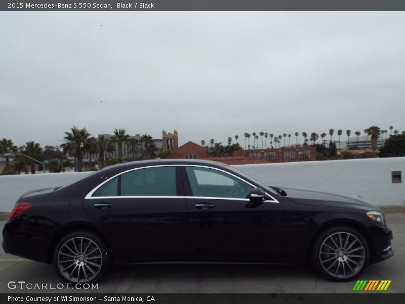Black / Black 2015 Mercedes-Benz S 550 Sedan