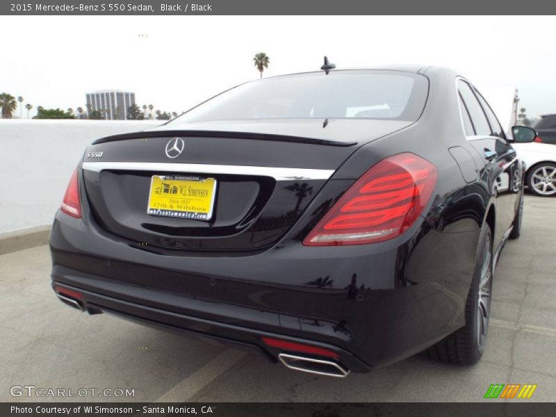 Black / Black 2015 Mercedes-Benz S 550 Sedan