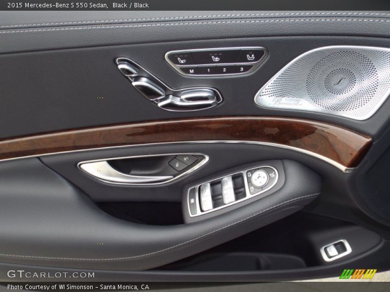Black / Black 2015 Mercedes-Benz S 550 Sedan