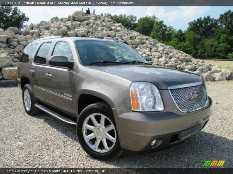 Mocha Steel Metallic / Cocoa/Light Cashmere 2011 GMC Yukon Denali AWD